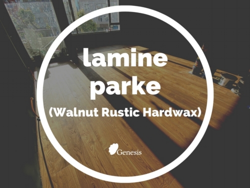 Walnut Rustic Hardwax Lamine Parke Uygulaması